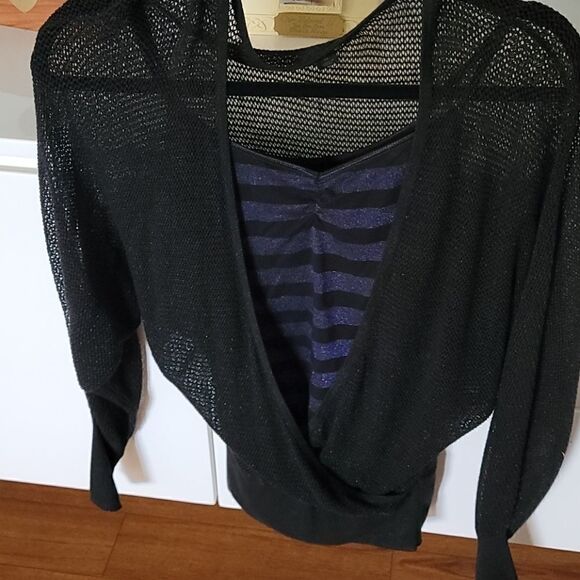 🔥Express🔥See-through blouse with Cami  - Picture 1 of 6